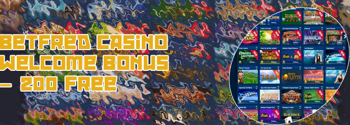 Betfred casino welcome bonus