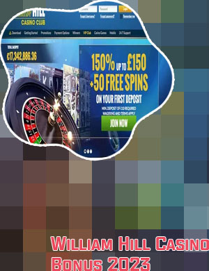 William hill casino welcome bonus